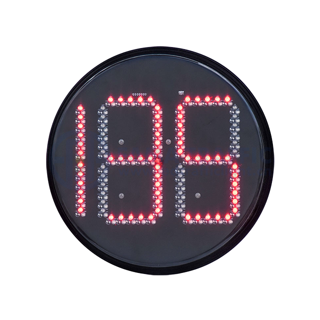 มิเตอร์นับถอยหลัง LED สองสี 2 หลักครึ่ง ขนาด 300 มม.