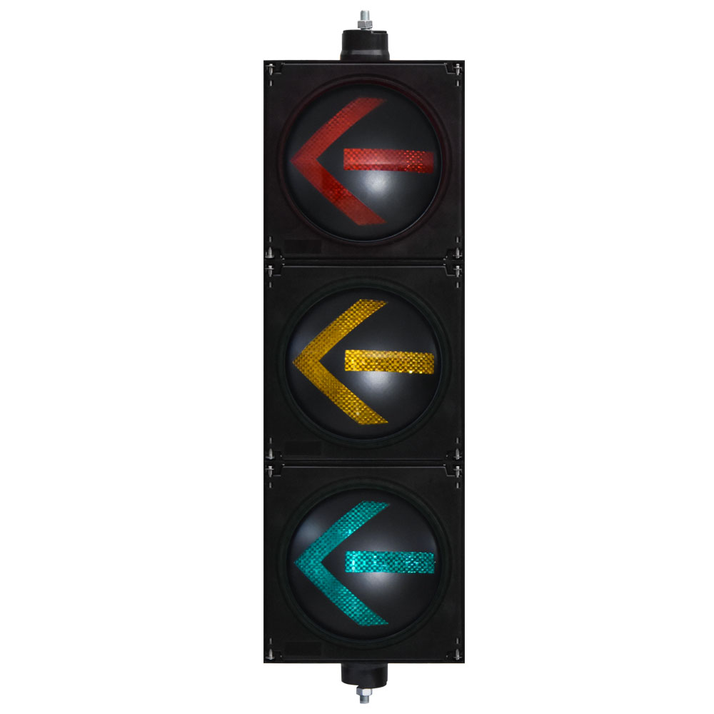 ไฟจราจรลูกศรสีแดง/เหลือง/เขียวฟลักซ์สูง