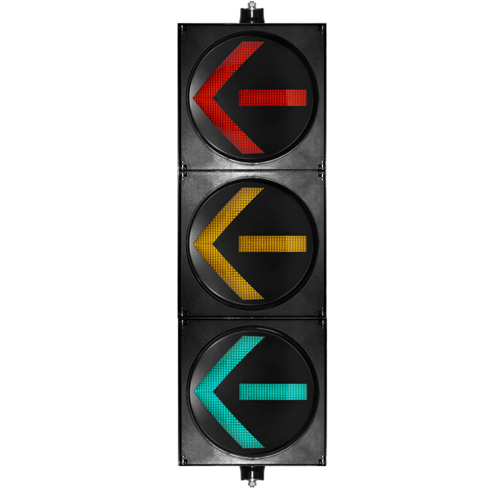 ไฟจราจรลูกศรสีแดง/เหลือง/เขียวฟลักซ์สูง
