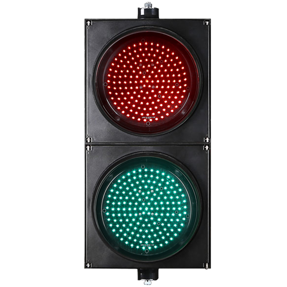 ไฟจราจรทรงกลมสีแดง/เขียวกำลังต่ำ (สองชุด)