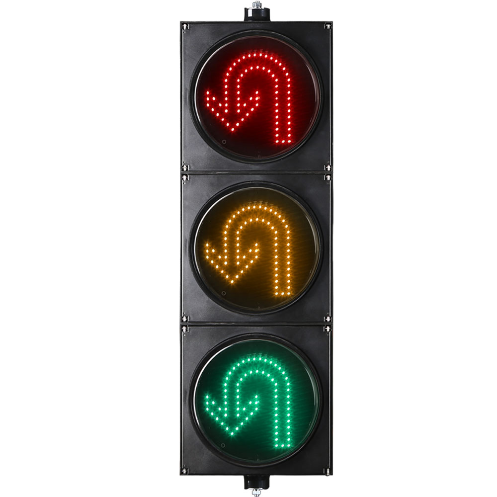 ไฟจราจรเลี้ยวกลับรถสีแดง/เหลือง/เขียวกำลังต่ำ