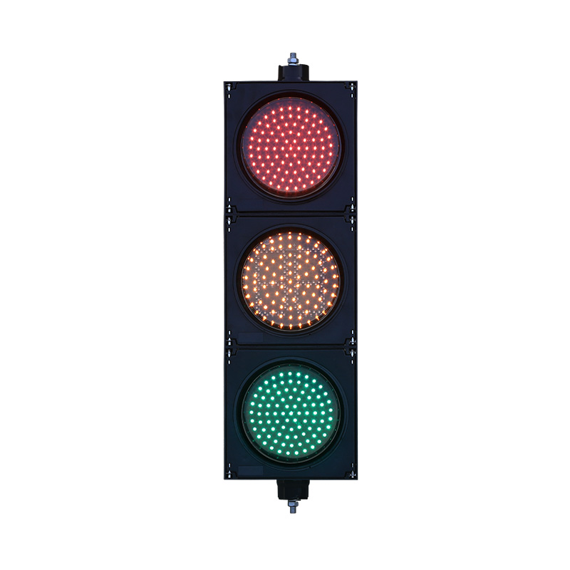 ไฟจราจรทรงกลมสีแดง/เหลือง/เขียว กำลังไฟต่ำ พร้อมตัวจับเวลาถอยหลัง