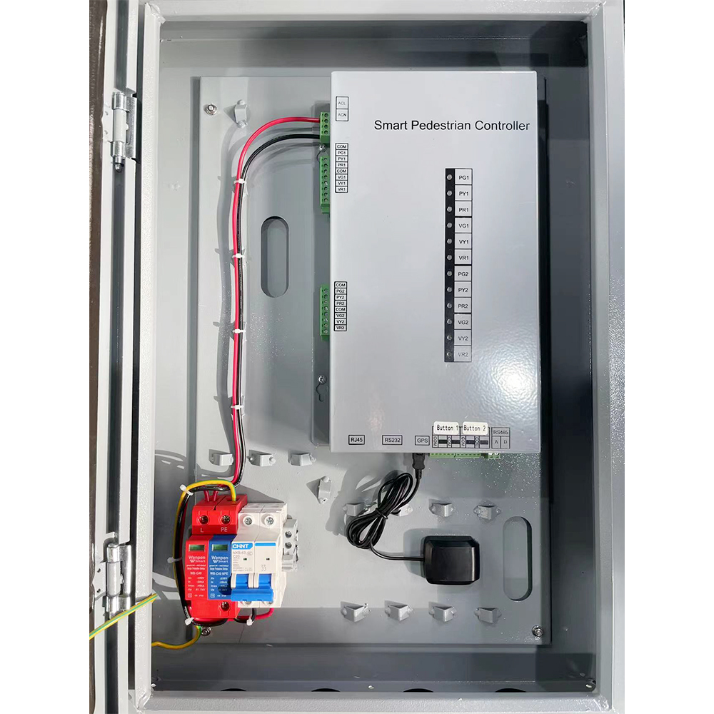 เจ้าหน้าที่ควบคุมการจราจรทางม้าลาย