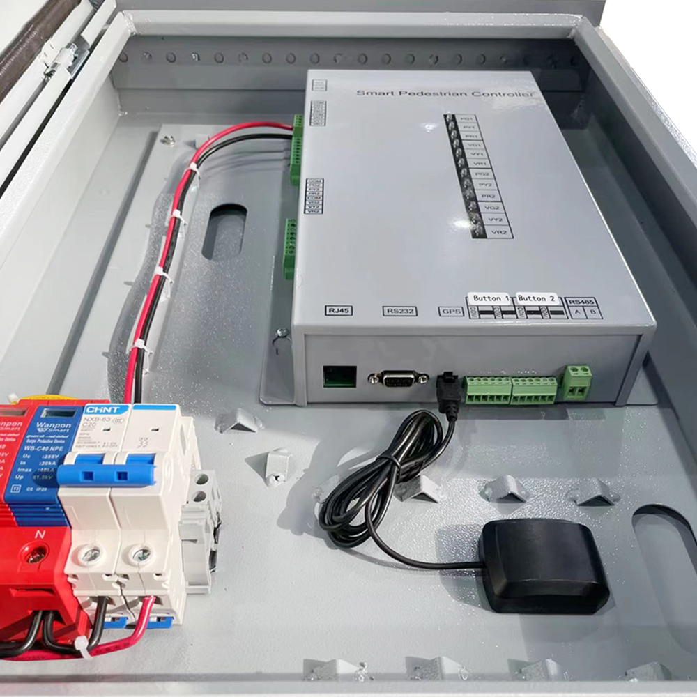 เจ้าหน้าที่ควบคุมการจราจรทางม้าลาย