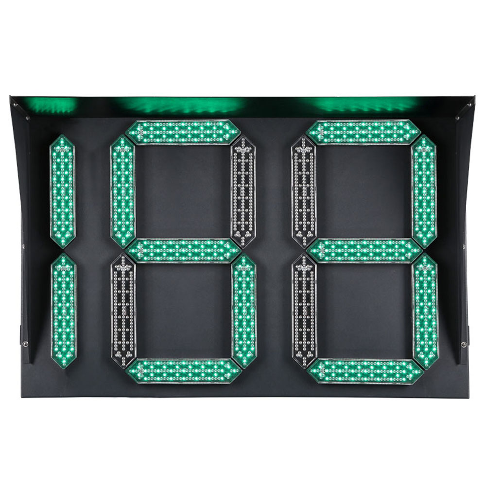 ไฟจราจรแบบนับถอยหลังประเภทเซ็กเมนต์ (แบบกล่อง)