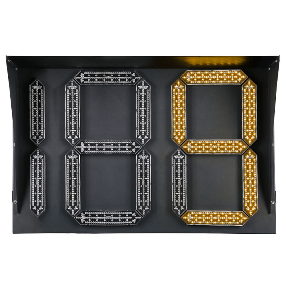 ไฟจราจรแบบนับถอยหลังประเภทเซ็กเมนต์ (แบบกล่อง)