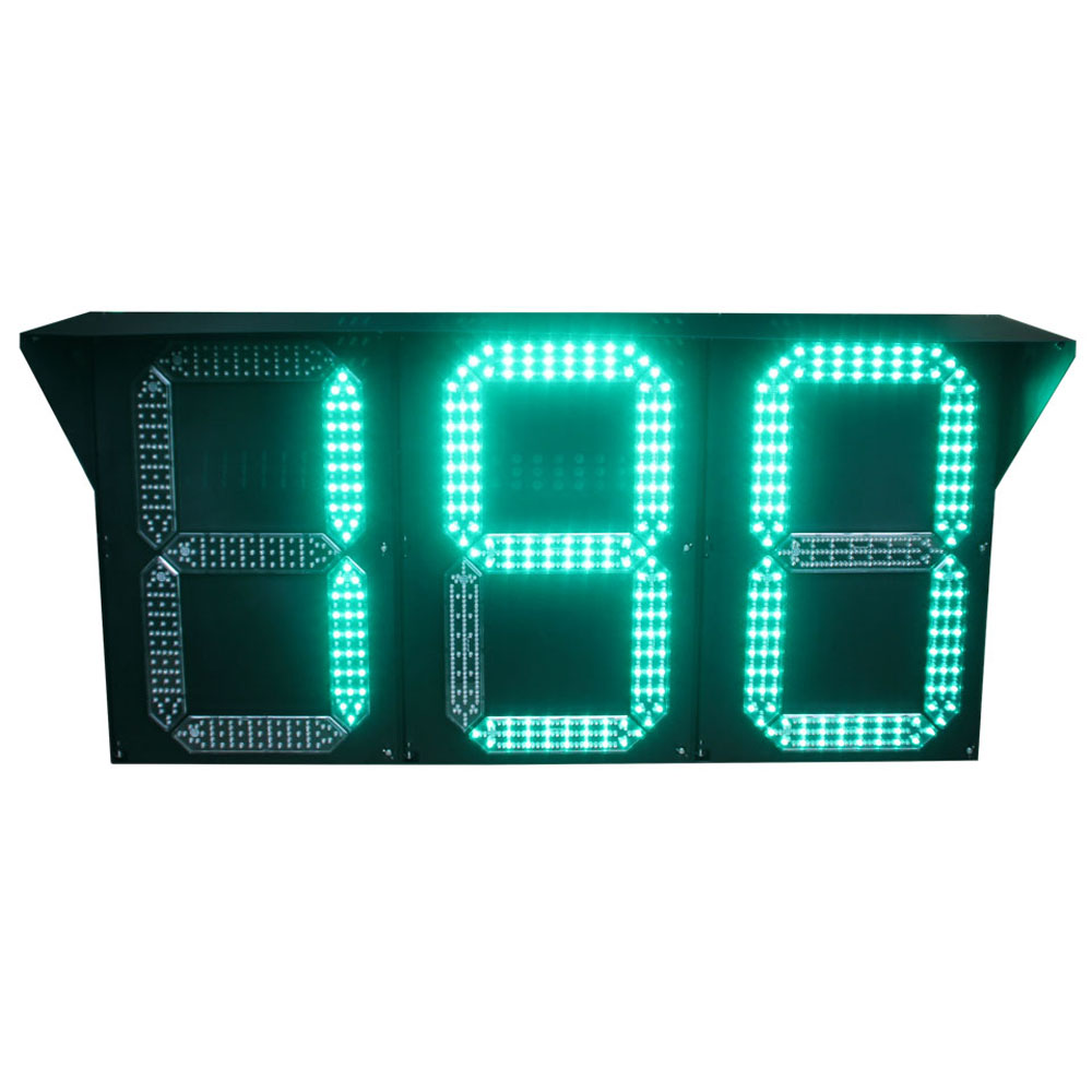 ไฟจราจรแบบนับถอยหลังประเภทเซ็กเมนต์ (แบบกล่อง)