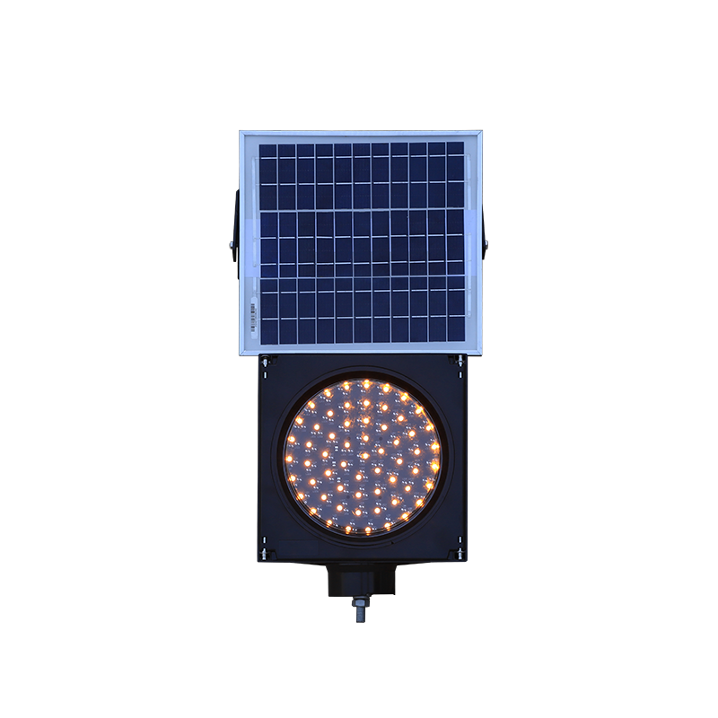 ไฟกระพริบสีเหลืองพลังงานแสงอาทิตย์