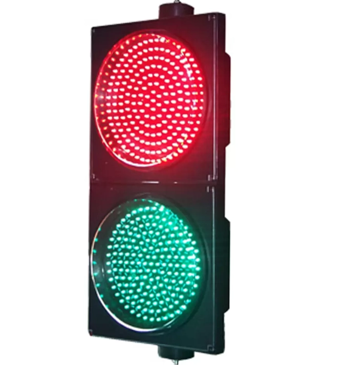 ไฟจราจรทรงกลมสีแดง/เขียวกำลังต่ำ ไฟจราจรทรงกลมสีแดง/เขียวกำลังต่ำ