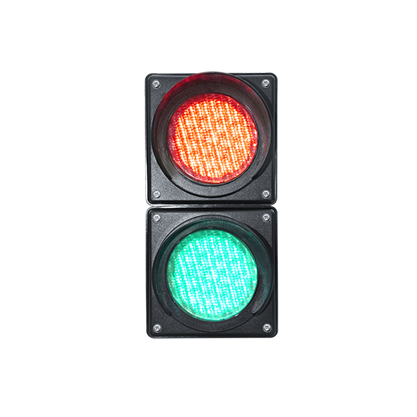 สัญญาณไฟจราจรแบบลูกบอลสีแดง/เขียว กำลังไฟต่ำ (สองชุด)