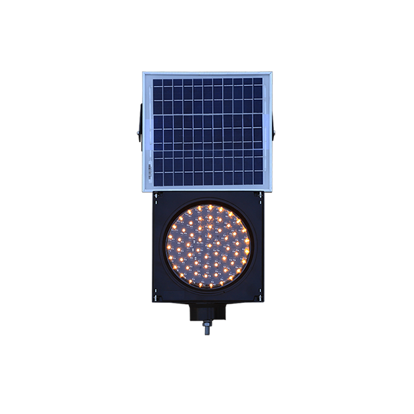 ไฟกระพริบสีเหลืองพลังงานแสงอาทิตย์